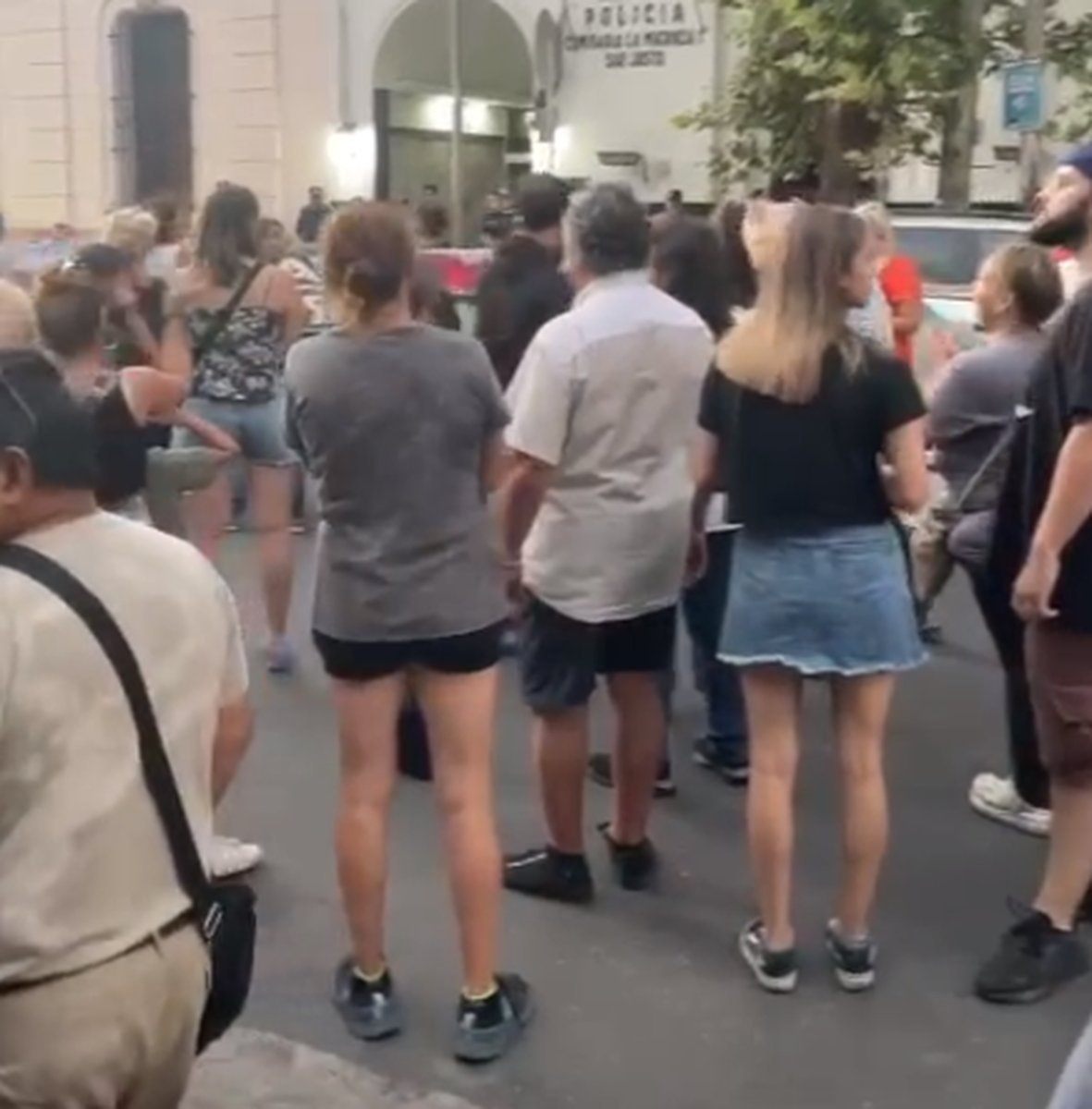 La marcha por la inseguridad en San Justo.
