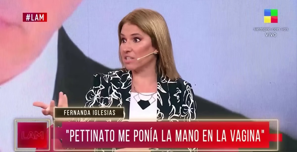Fernanda Iglesias habl&oacute; en televisi&oacute;n sobre 
