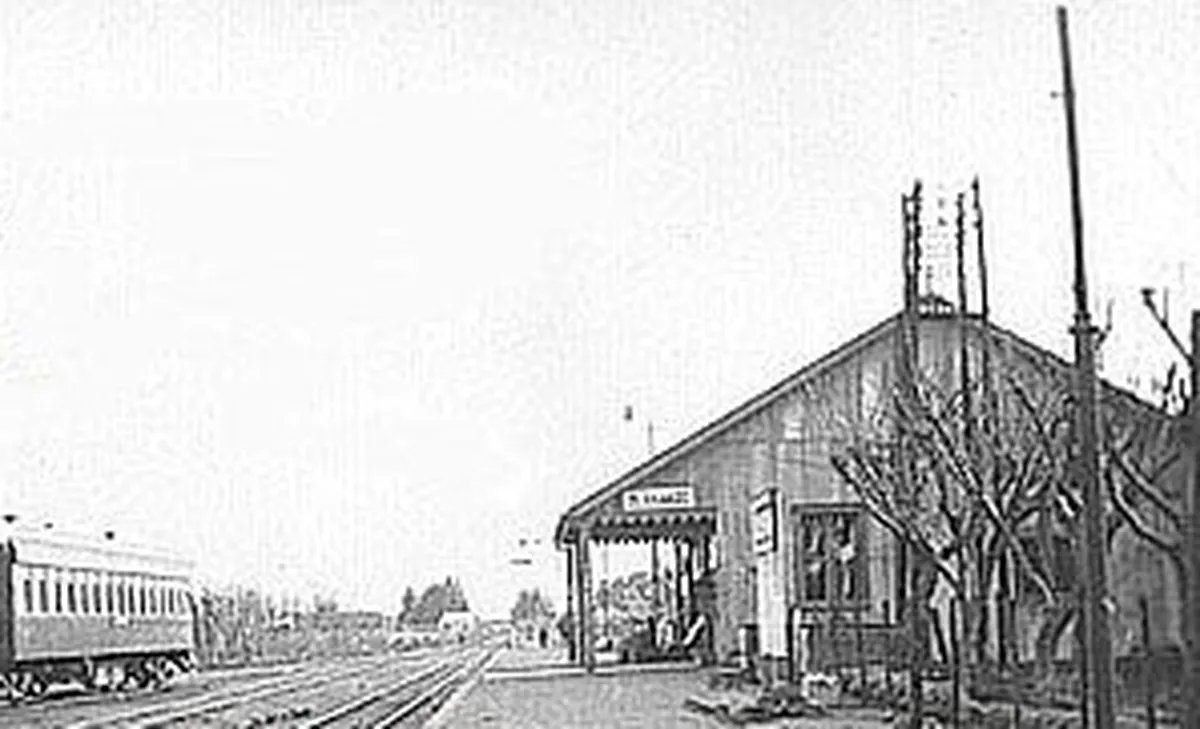 La estaci&oacute;n Libertad en 1920.
