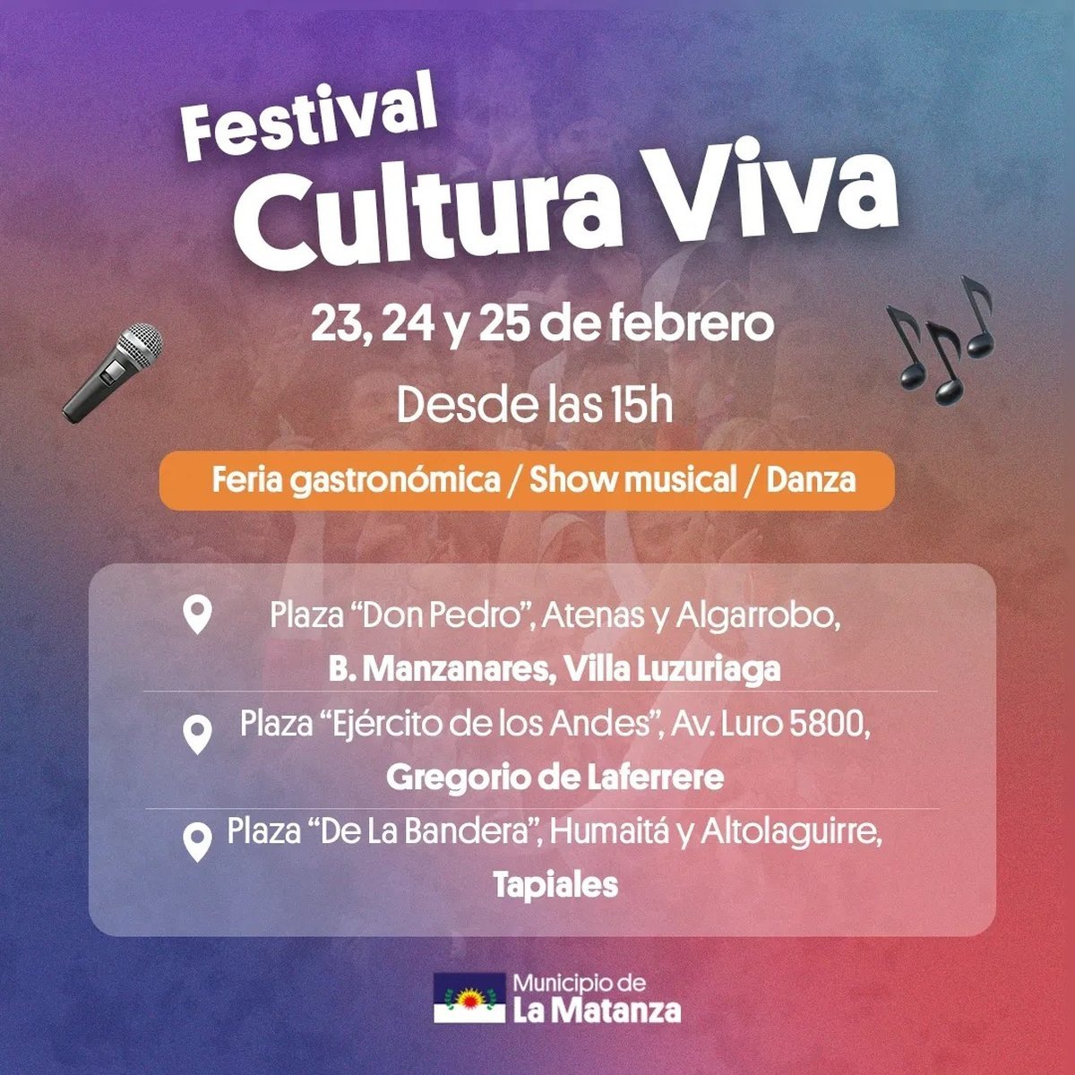 Habr&aacute; varios shows en el Festival 