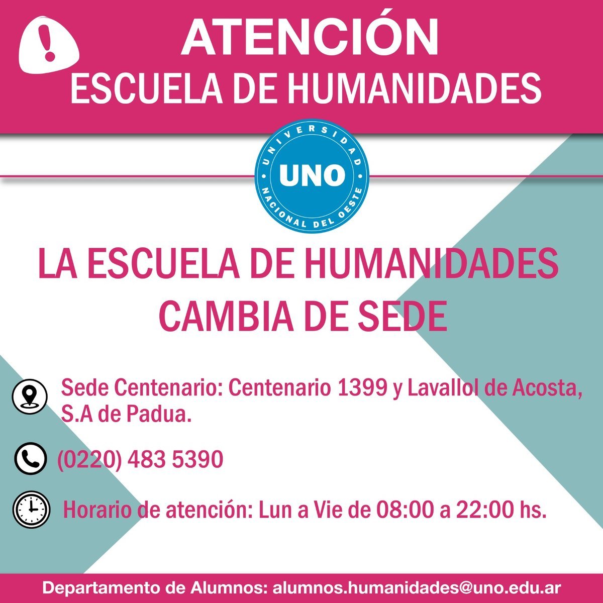 El comunicado oficial de la UNO.