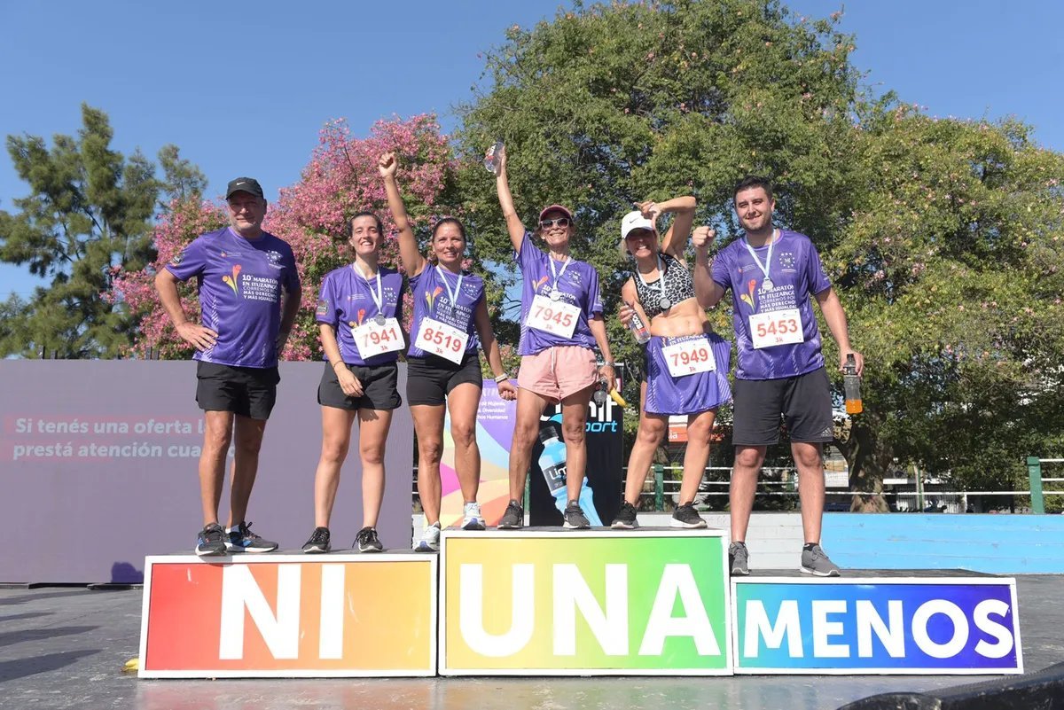 Los ganadores de la Marat&oacute;n de Ituzaing&oacute; 2023.