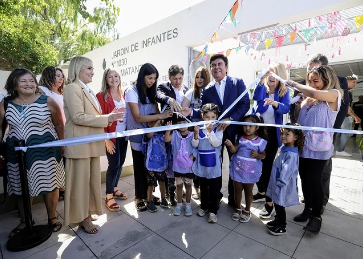 Inauguraron un nuevo jard&iacute;n de infantes en La Matanza.