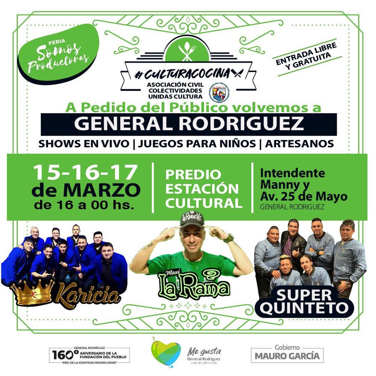 General Rodr&iacute;guez recibir&aacute; este finde la feria cultural y gastron&oacute;mica 