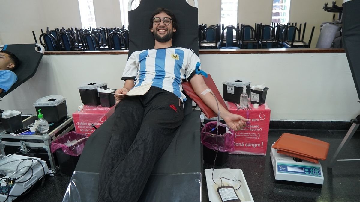 Primera colecta de sangre en Merlo