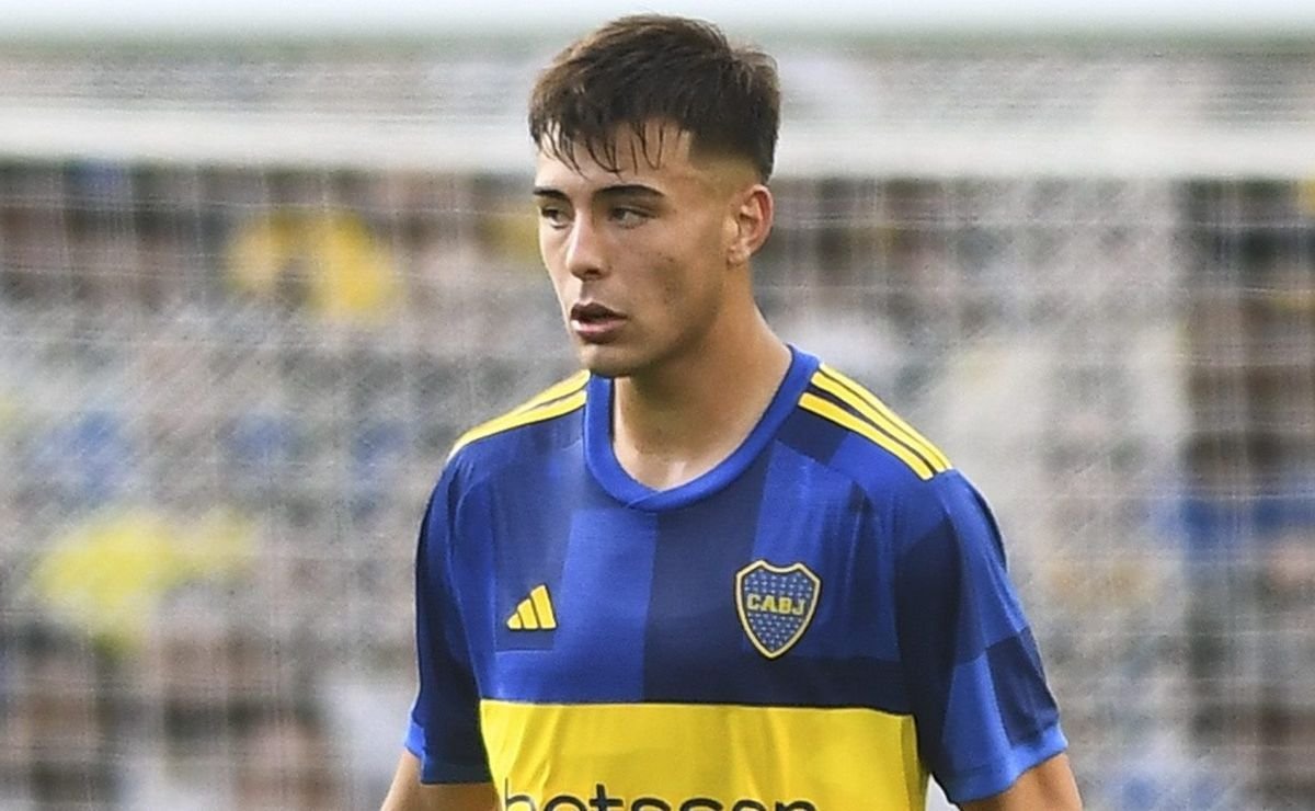 Aaron Anselmino en Boca Juniors. Foto: Bolavip.