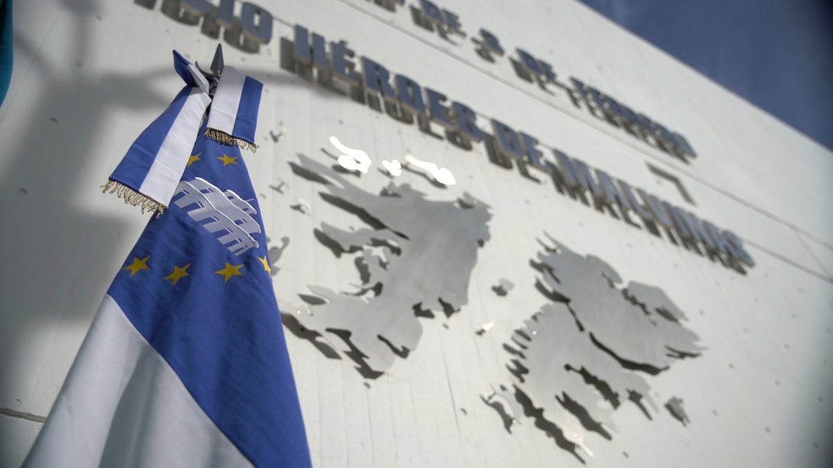 El monumento de los veteranos de Tres de Febrero.