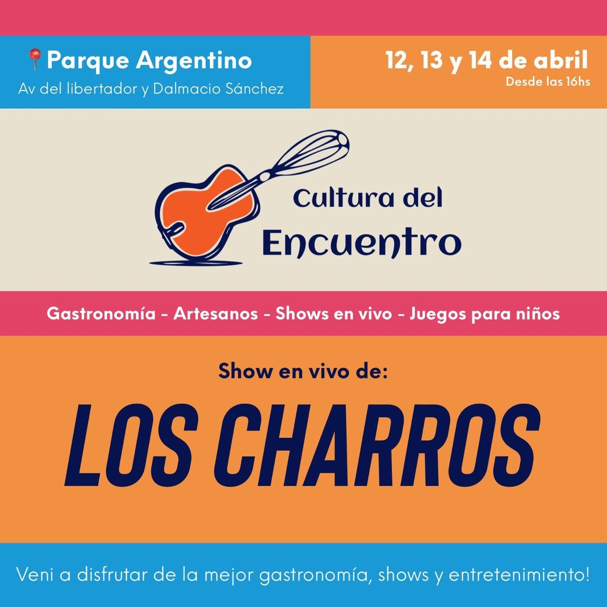 Los Charros y la famosa feria gastron&oacute;mica D'Gustar en Moreno con entrada gratuita.