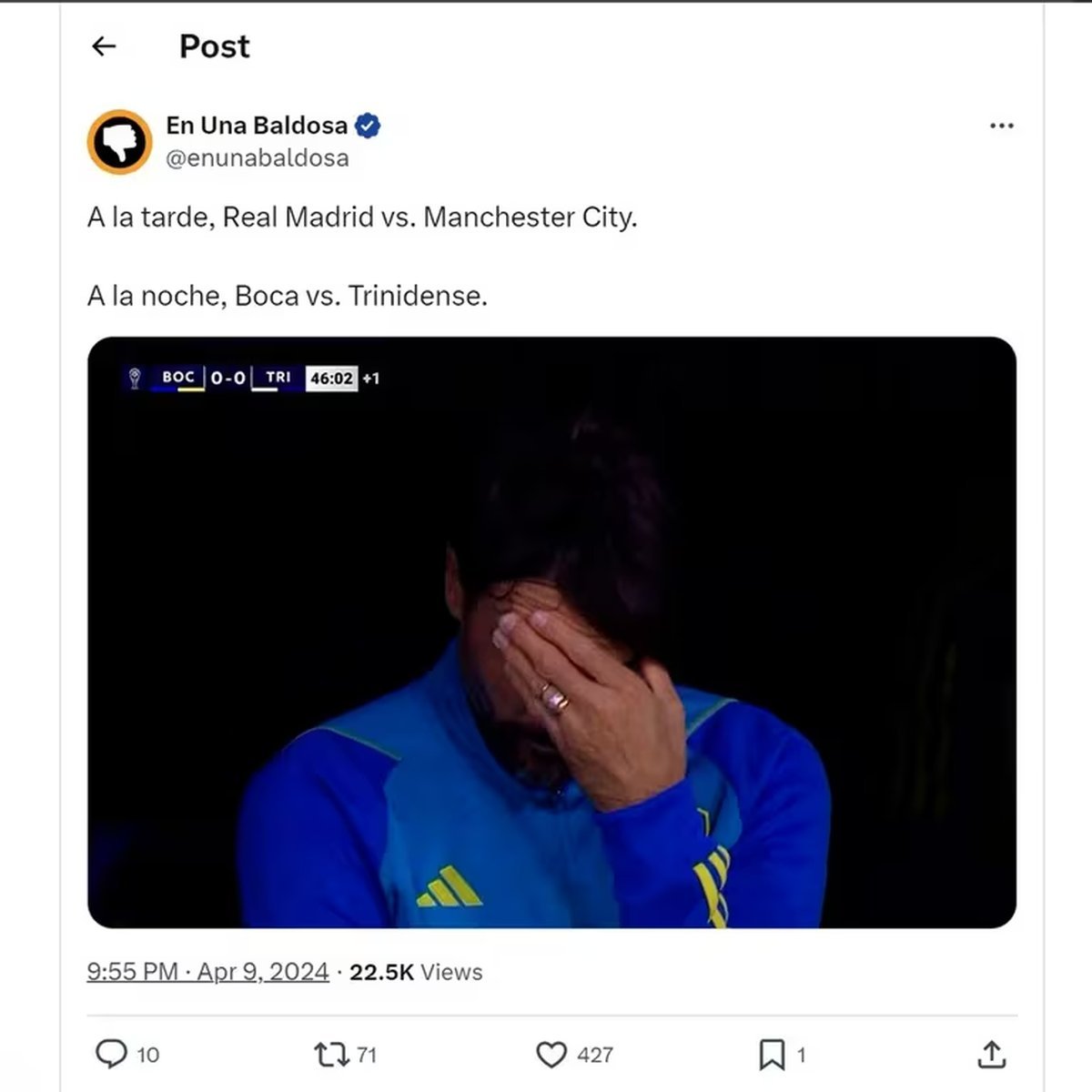 Memes de Boca en redes.&nbsp;