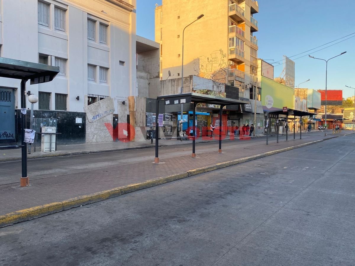Paro de colectivos: Mor&oacute;n desolado en la ma&ntilde;ana del jueves