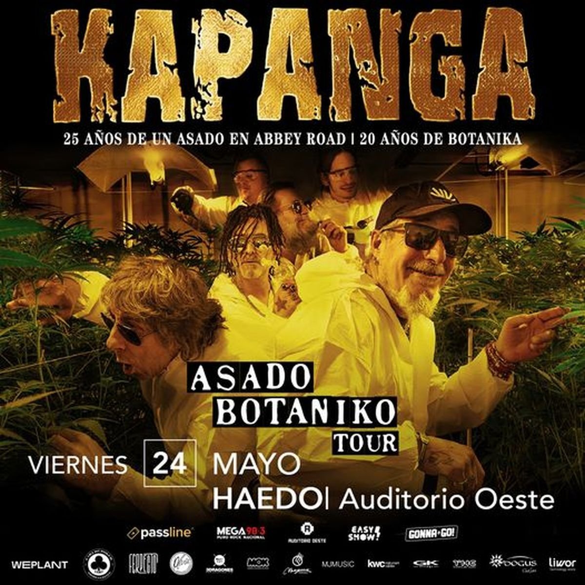 A 25 a&ntilde;os de su segundo disco, Kapanga llega al Auditorio Oeste.