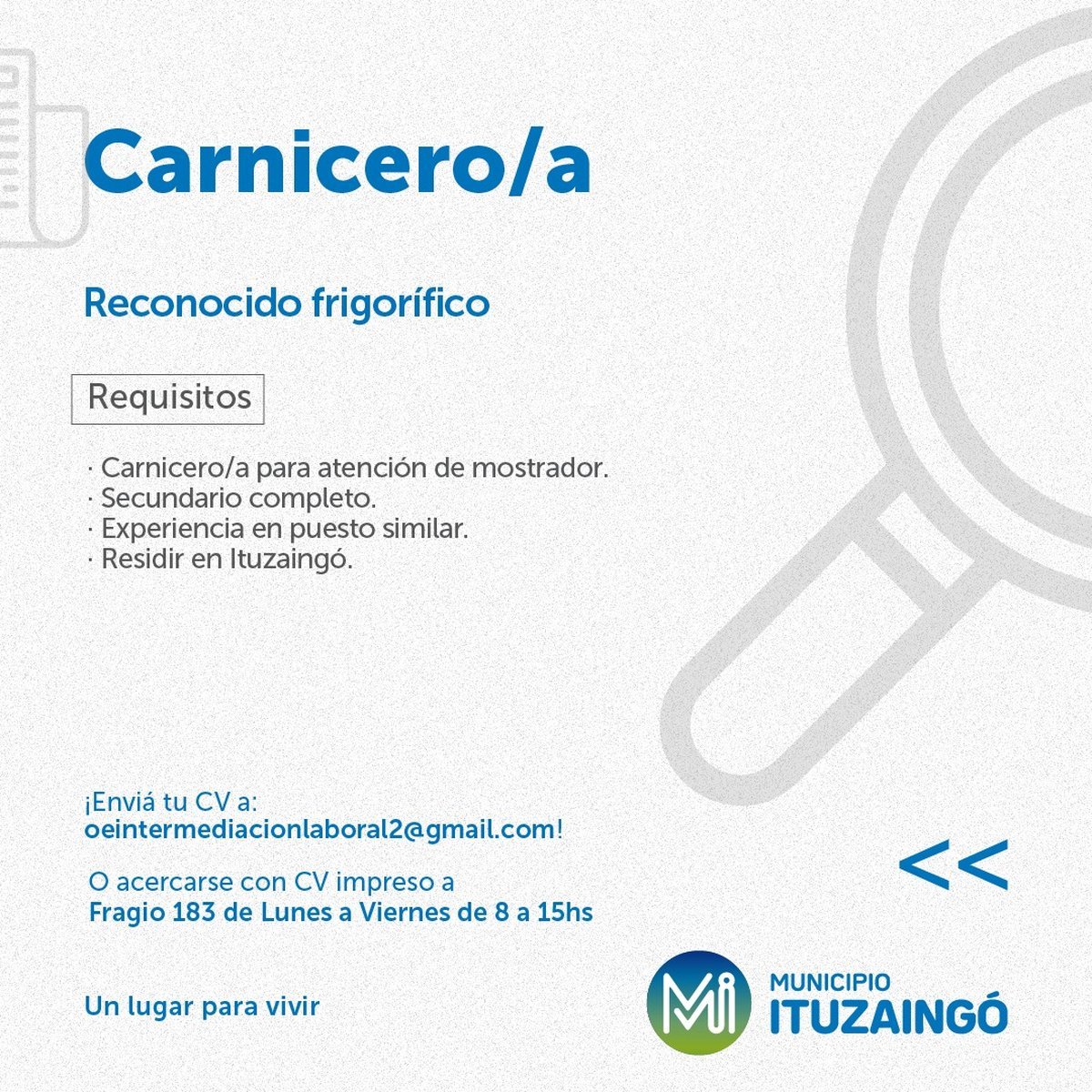 Nuevas ofertas de empleo en Ituzaing&oacute;.