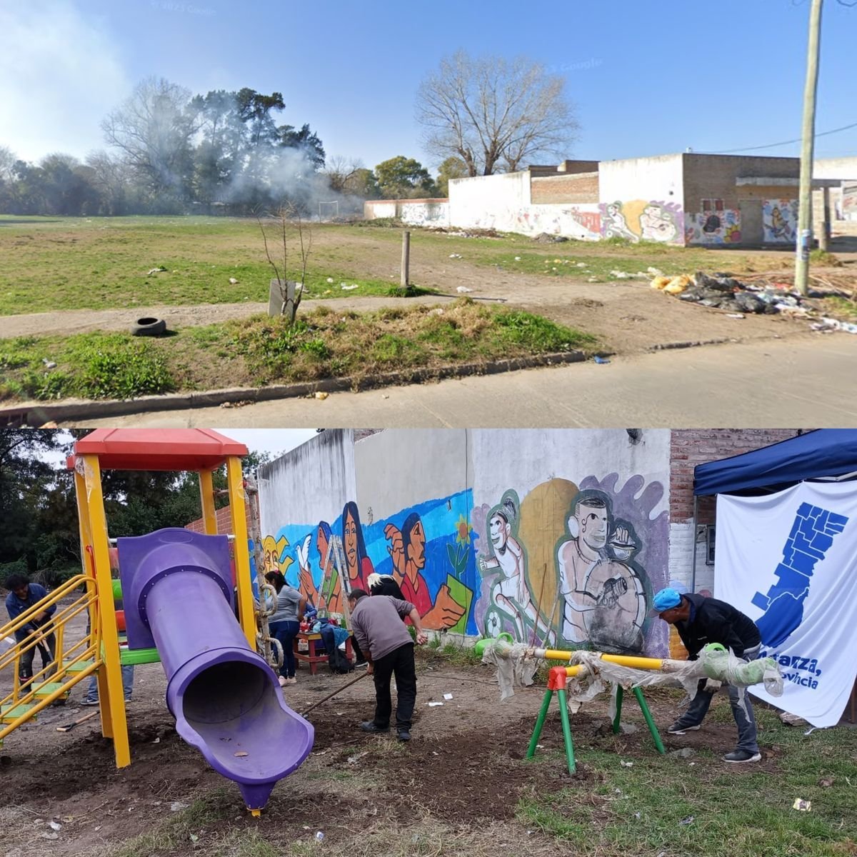El antes y despu&eacute;s de la nueva plaza de Gonz&aacute;lez Cat&aacute;n.
