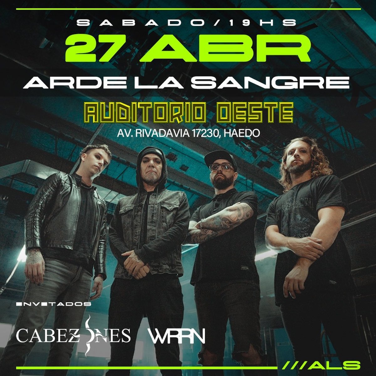Corvex, cantante de Arde La Sangre adelant&oacute; c&oacute;mo ser&aacute; el show en el Auditorio Oeste.
