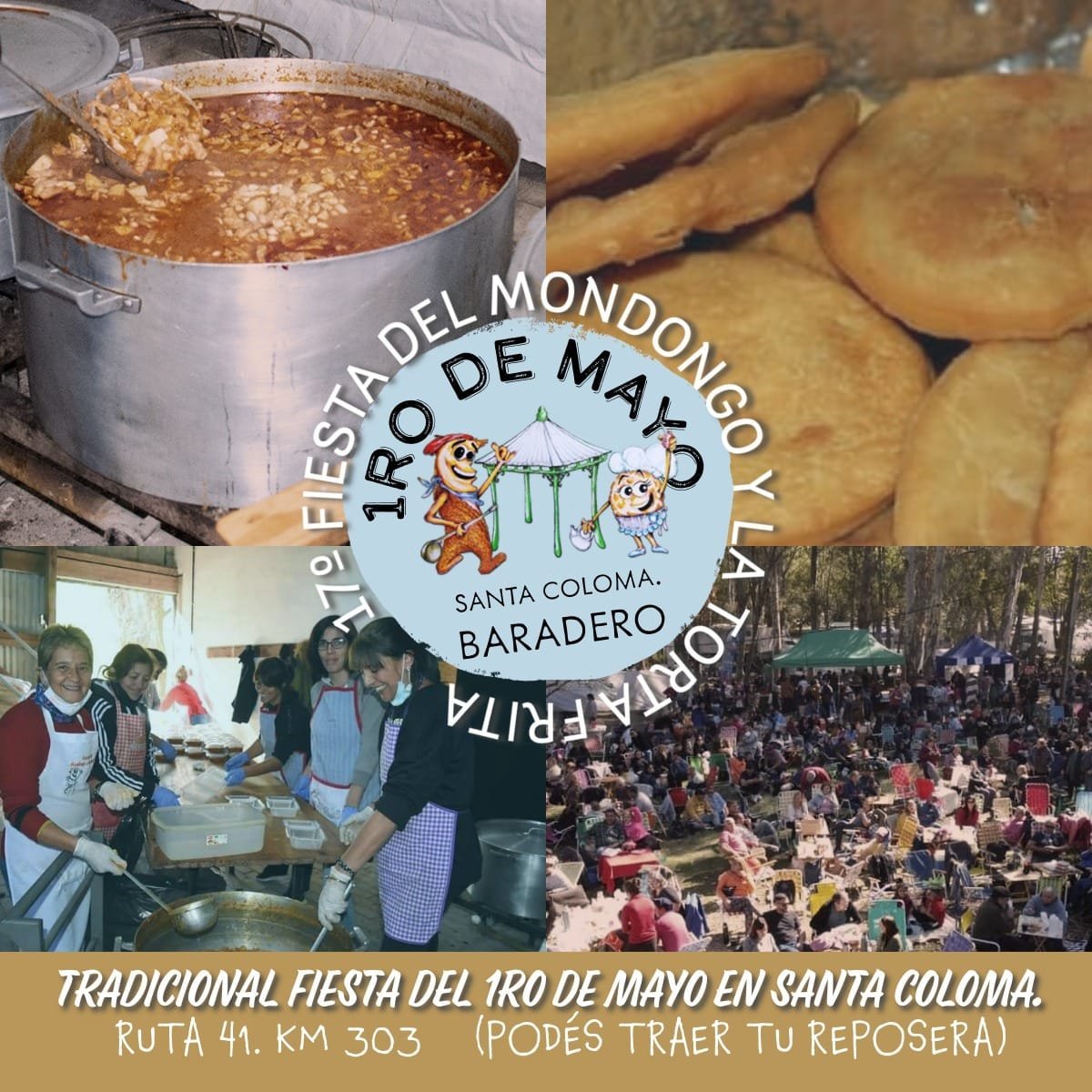 Se viene la 17&deg; Fiesta del Mondongo y la Torta Frita a Baradero con entrada gratuita.
