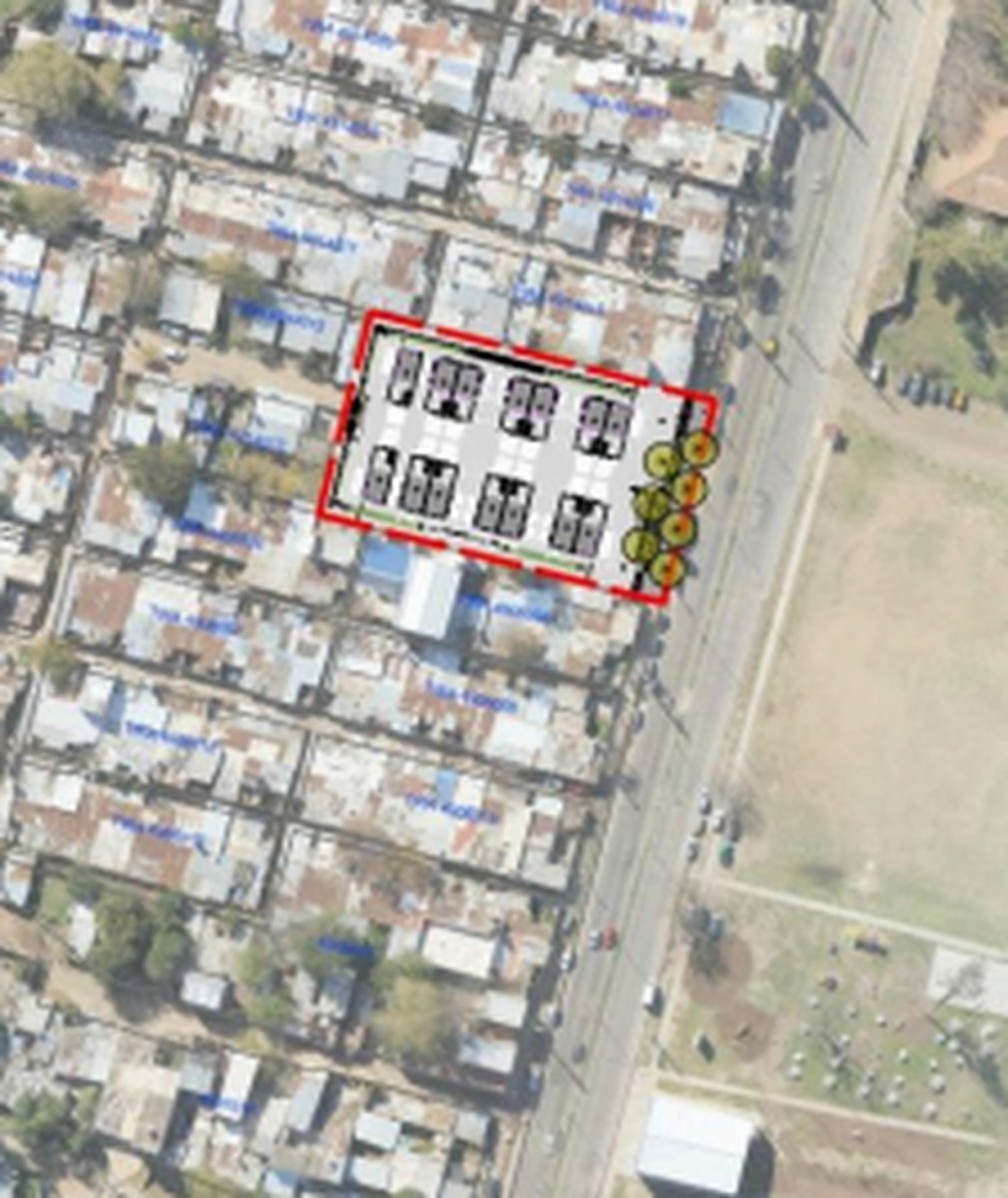 El terreno de San Justo donde se construir&iacute;an las 28 viviendas.