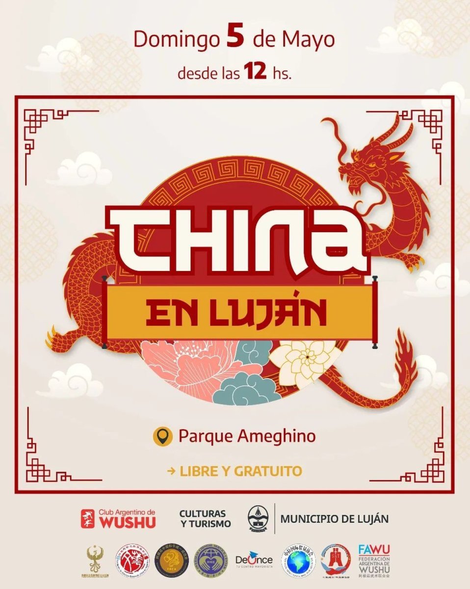 Luj&aacute;n recibir&aacute; la colectividad China en un gran evento cultural y gastron&oacute;mico.