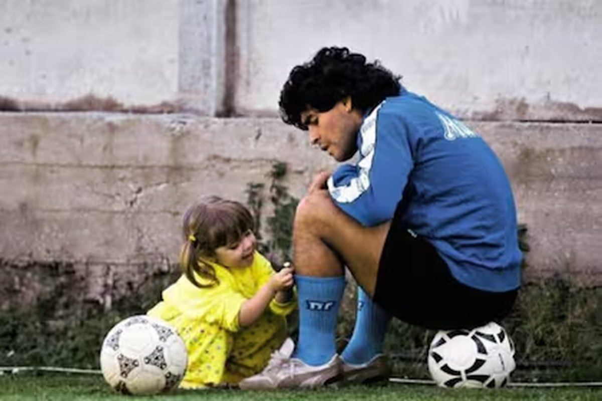 Dalma y Diego Maradona