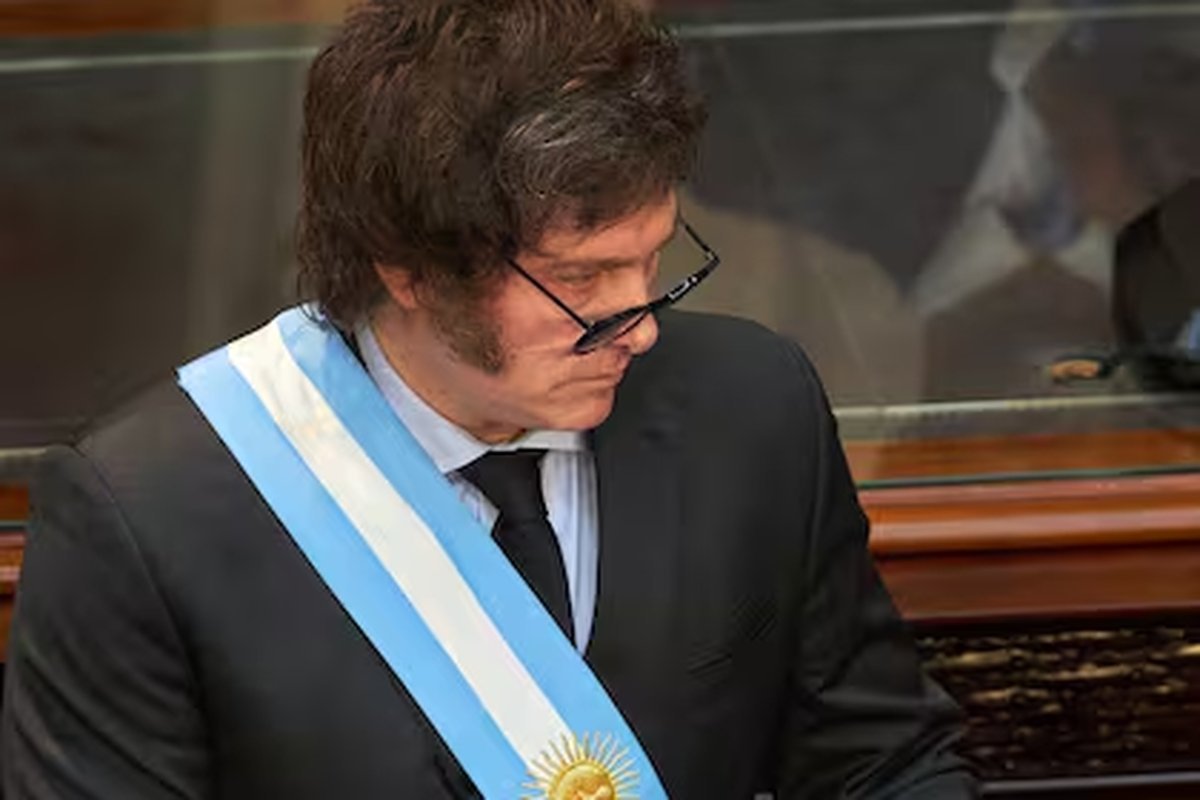 Javier Milei, presidente de la Rep&uacute;blica Argentina