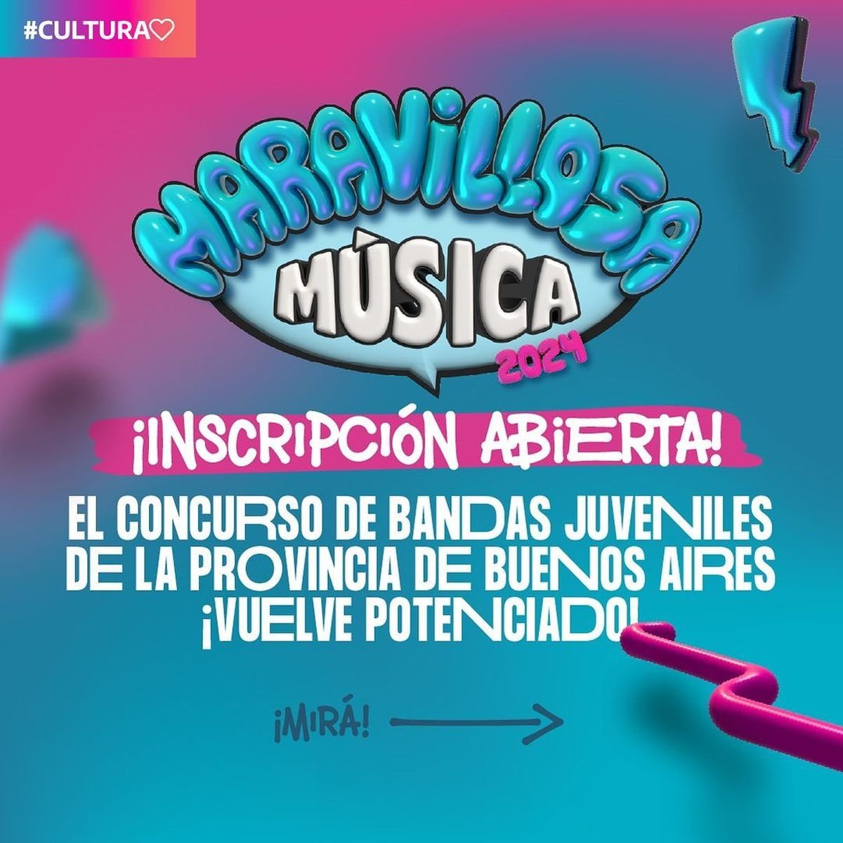Se abri&oacute; la inscripci&oacute;n para la 3&deg; edici&oacute;n de "Maravillosa M&uacute;sica".