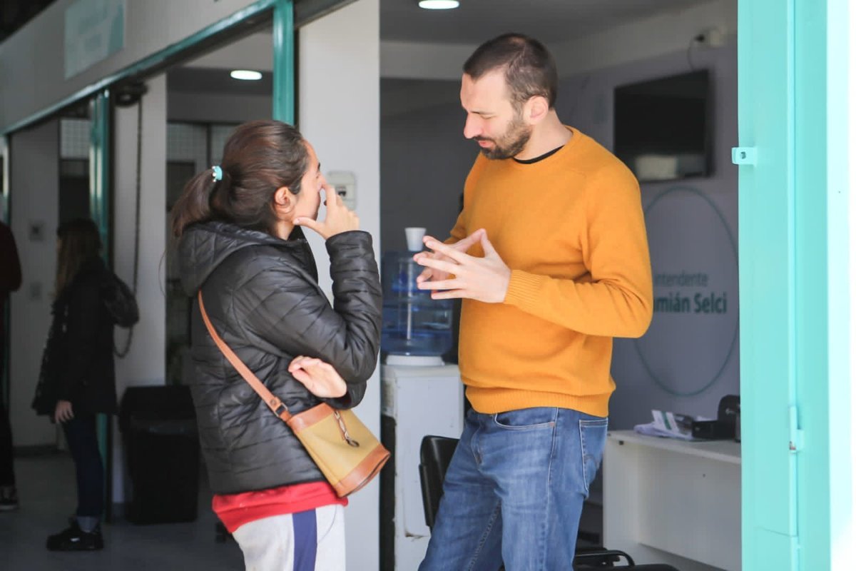 Selci en el Mercado Municipal de Hurlingham.