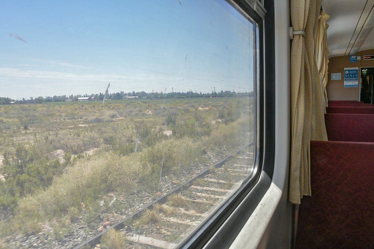 Una de las vistas de los trenes de larga distancia.