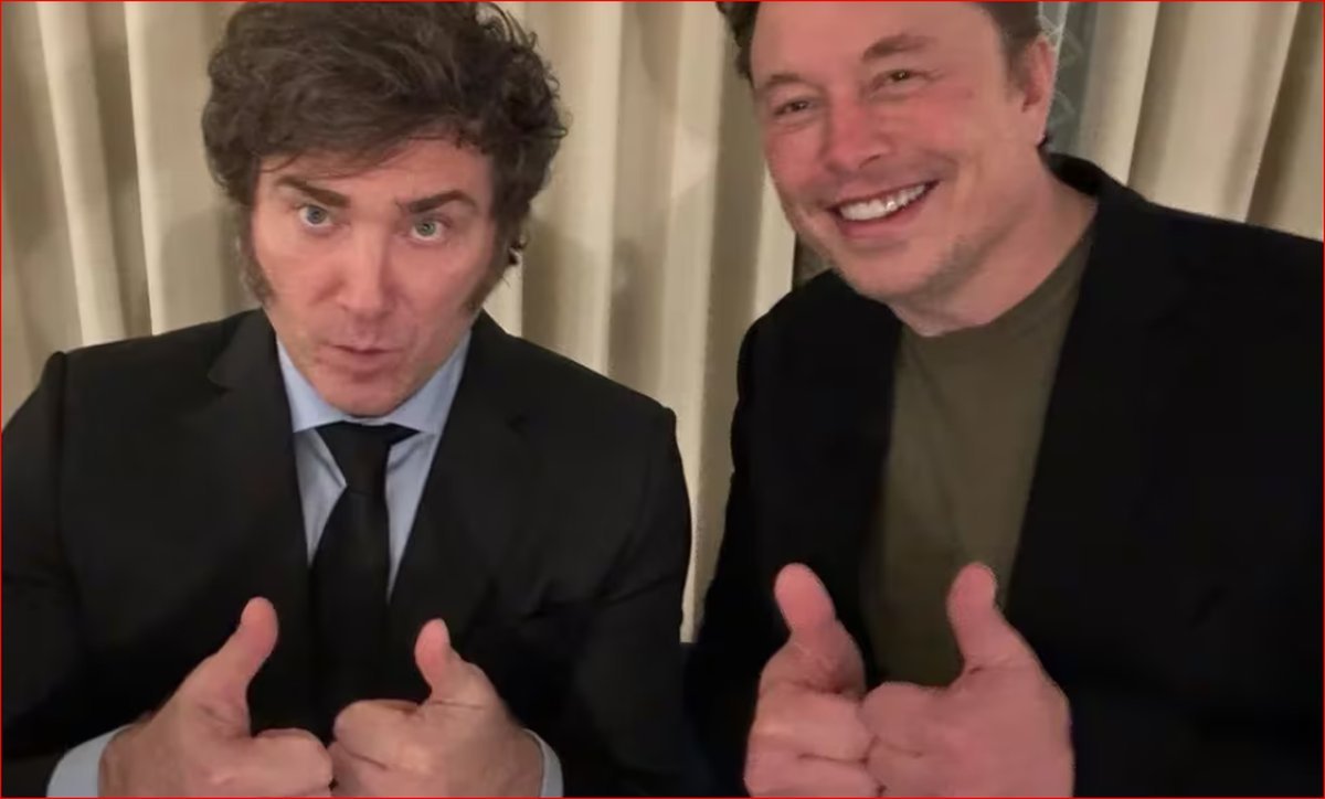 Javier Milei y Elon Musk