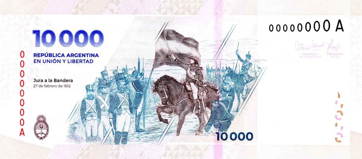 Nuevo billete en Argentina. Foto: La Voz.
