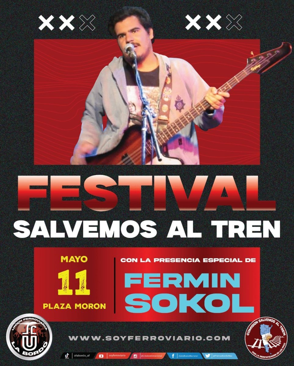El flyer del festival en Mor&oacute;n.