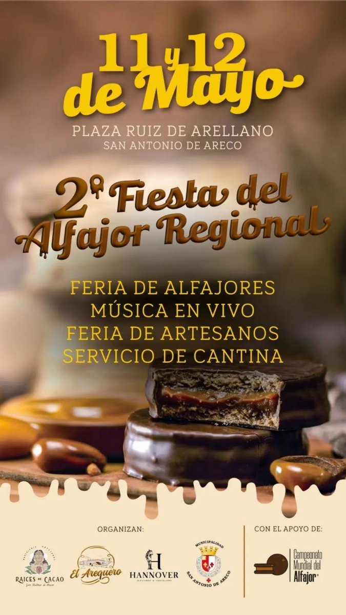 La 2&deg; Fiesta del Alfajor Regional de San Antonio de Areco desembarcar&aacute; este fin de semana.