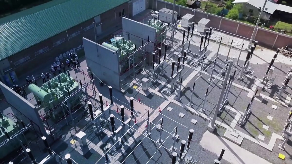 La subestaci&oacute;n de EDENOR en Moreno.