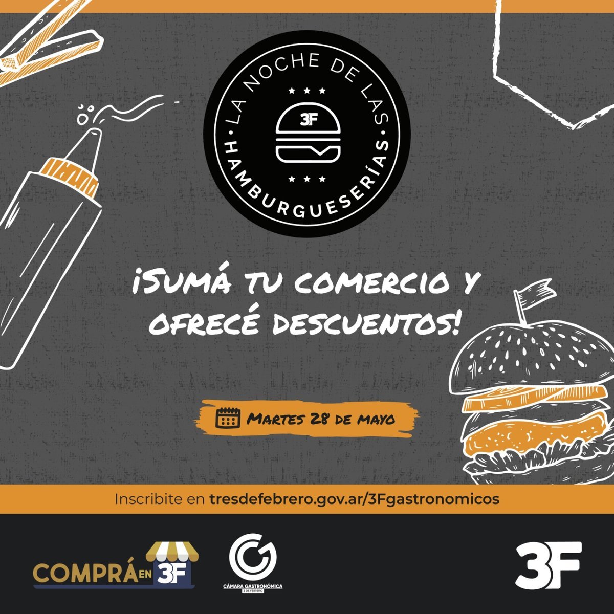 Conoc&eacute; las hamburgueser&iacute;as de Tres de Febrero que ofrecer&aacute;n importantes descuentos.