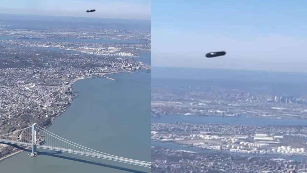 OVNI en Estados Unidos. Foto: captura.