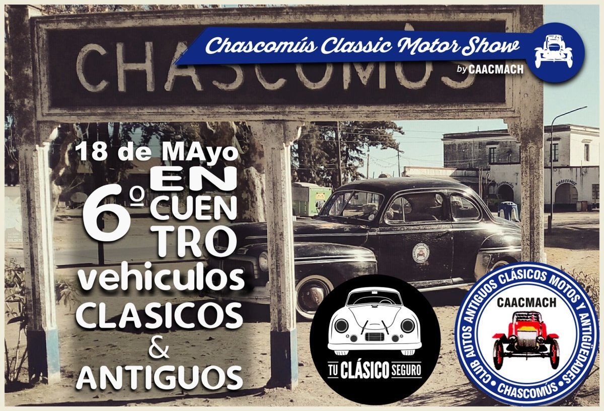 Este fin de semana llega un gran evento de autos cl&aacute;sicos y antiguos en Chascom&uacute;s.