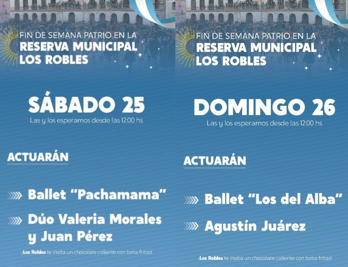 Fin de semana patrio en la Reserva Natural de Moreno.