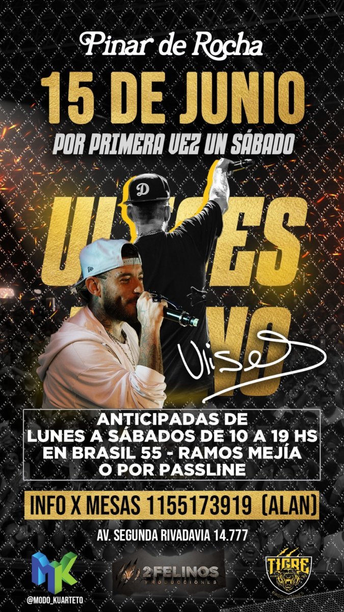 Ulises Bueno regresa al Oeste con un show a lo grande.