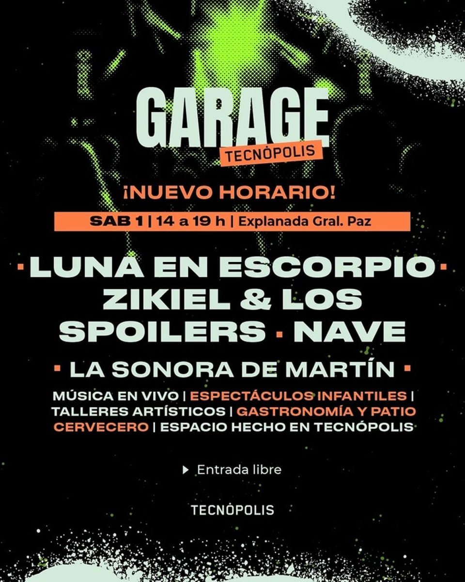 Tecn&oacute;polis: antes del show de Flavio Mendoza habr&aacute; espect&aacute;culos gratuitos.