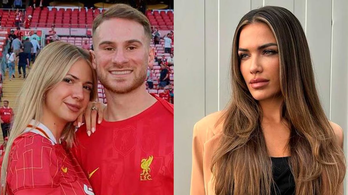 Alexis Mac Allister, jugador de la selecci&oacute;n con su novia Ailen Cova y Roc&iacute;o Robles 
