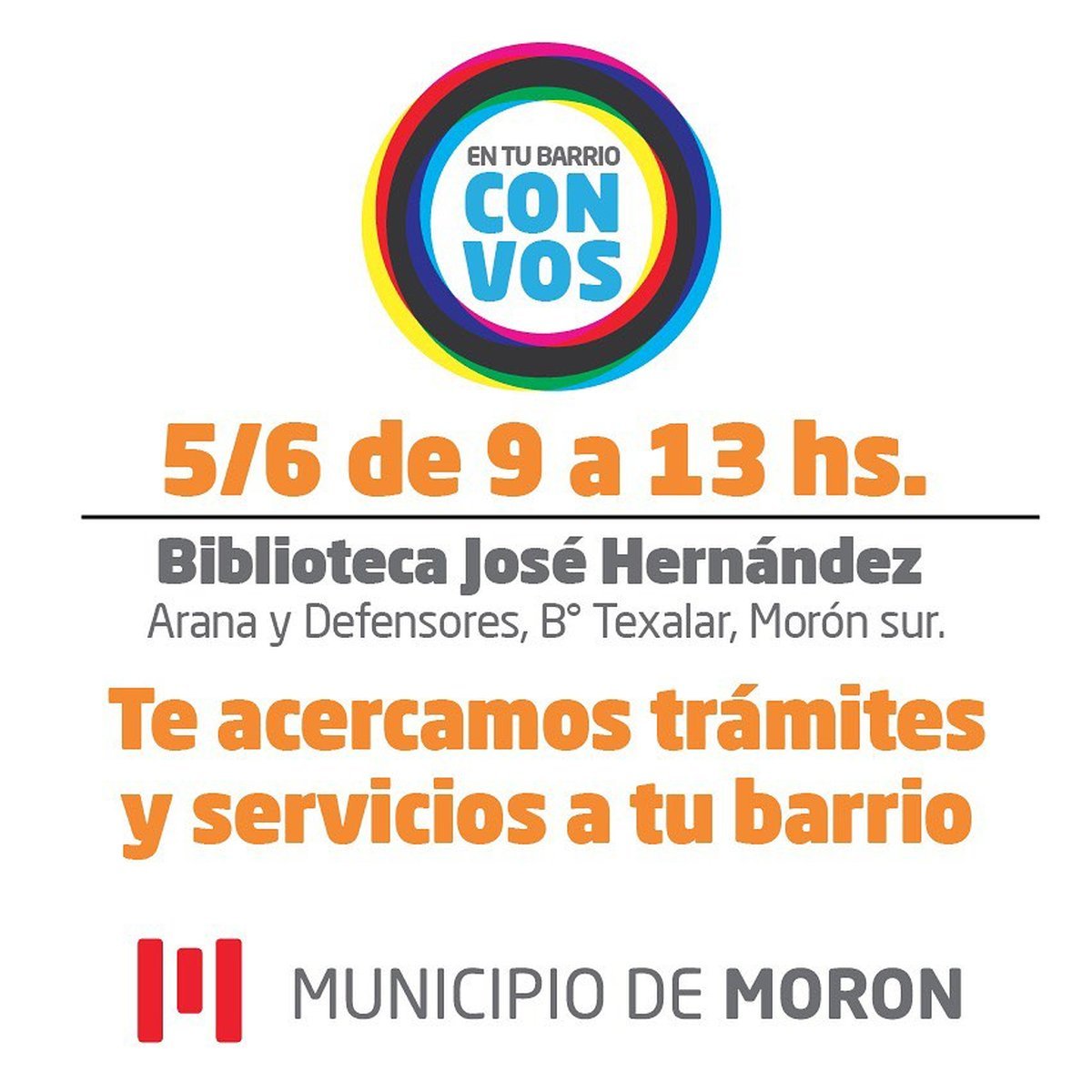 Vacunas, tr&aacute;mites, asesoramiento y m&aacute;s en Mor&oacute;n sur.