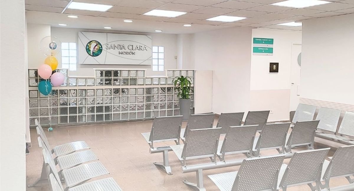 La sala de espera de la Cl&iacute;nica Santa Clara de Mor&oacute;n.