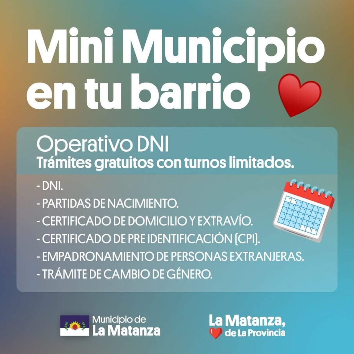 Mini Municipio en tu barrio: qu&eacute; tr&aacute;mites gratuitos se podr&aacute;n realizar en La Matanza.