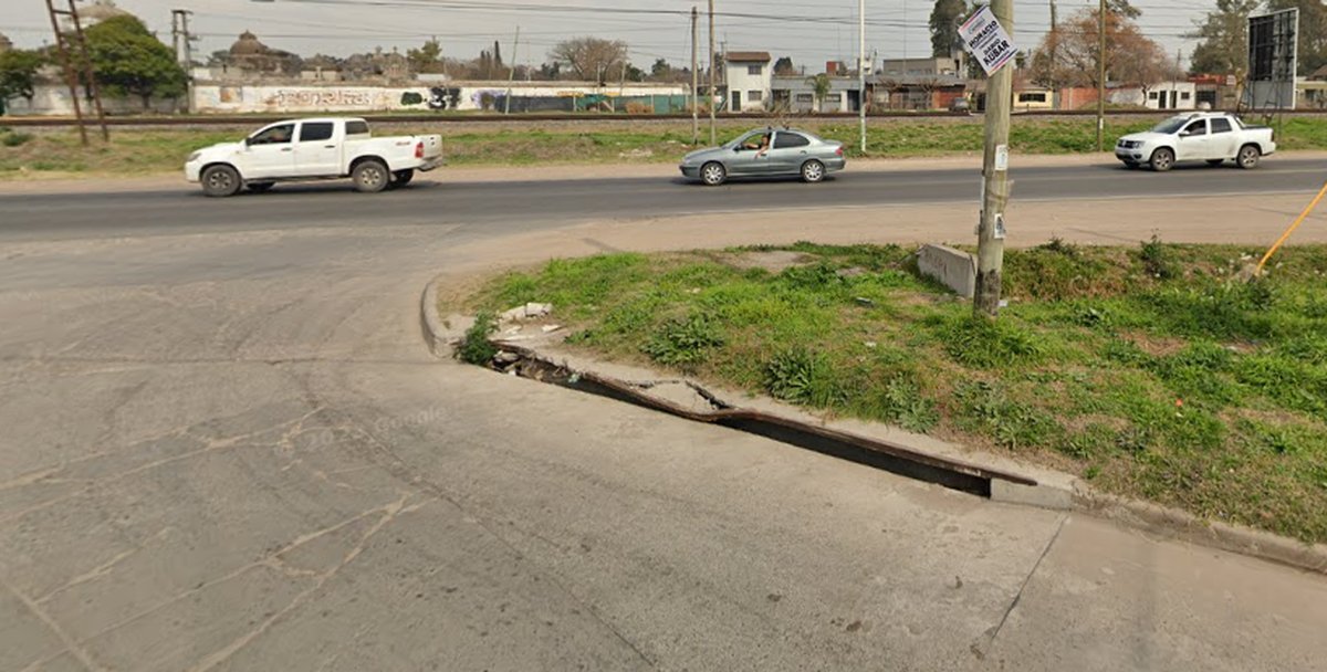 La zona de General Rodr&iacute;guez donde se produjo el choque.