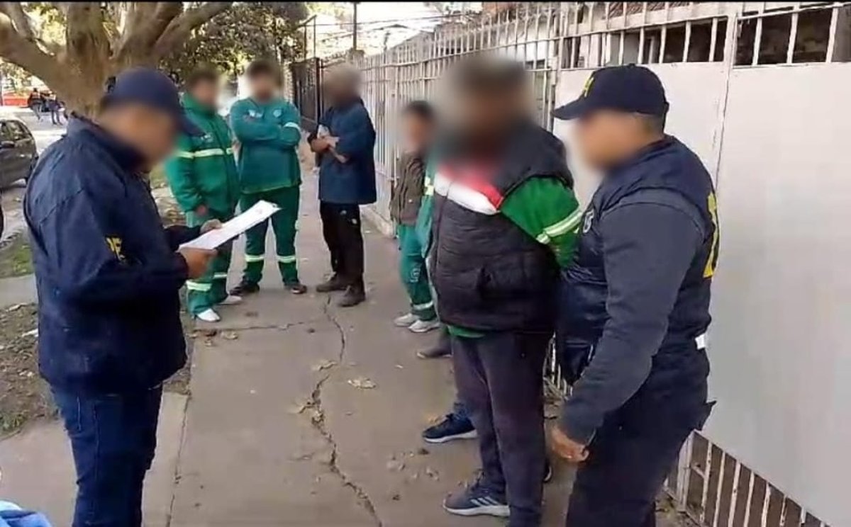 El momento de la detenci&oacute;n del secuestrador de Ituzaing&oacute;.