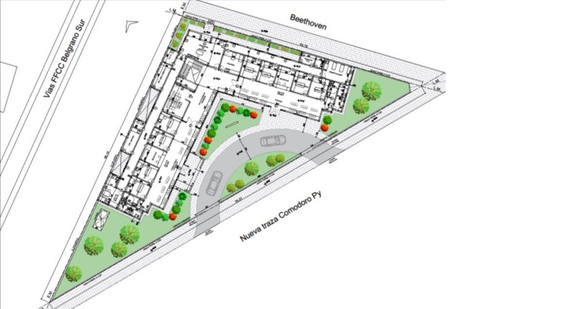 La zona de Laferrere donde estar&aacute; el futuro hospital veterinario municipal.