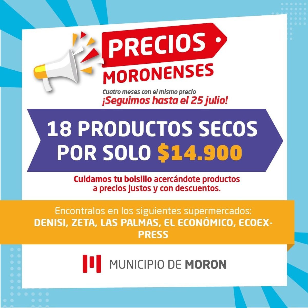 Mor&oacute;n sum&oacute; nuevos productos a precios accesibles para el mes de julio 2024.