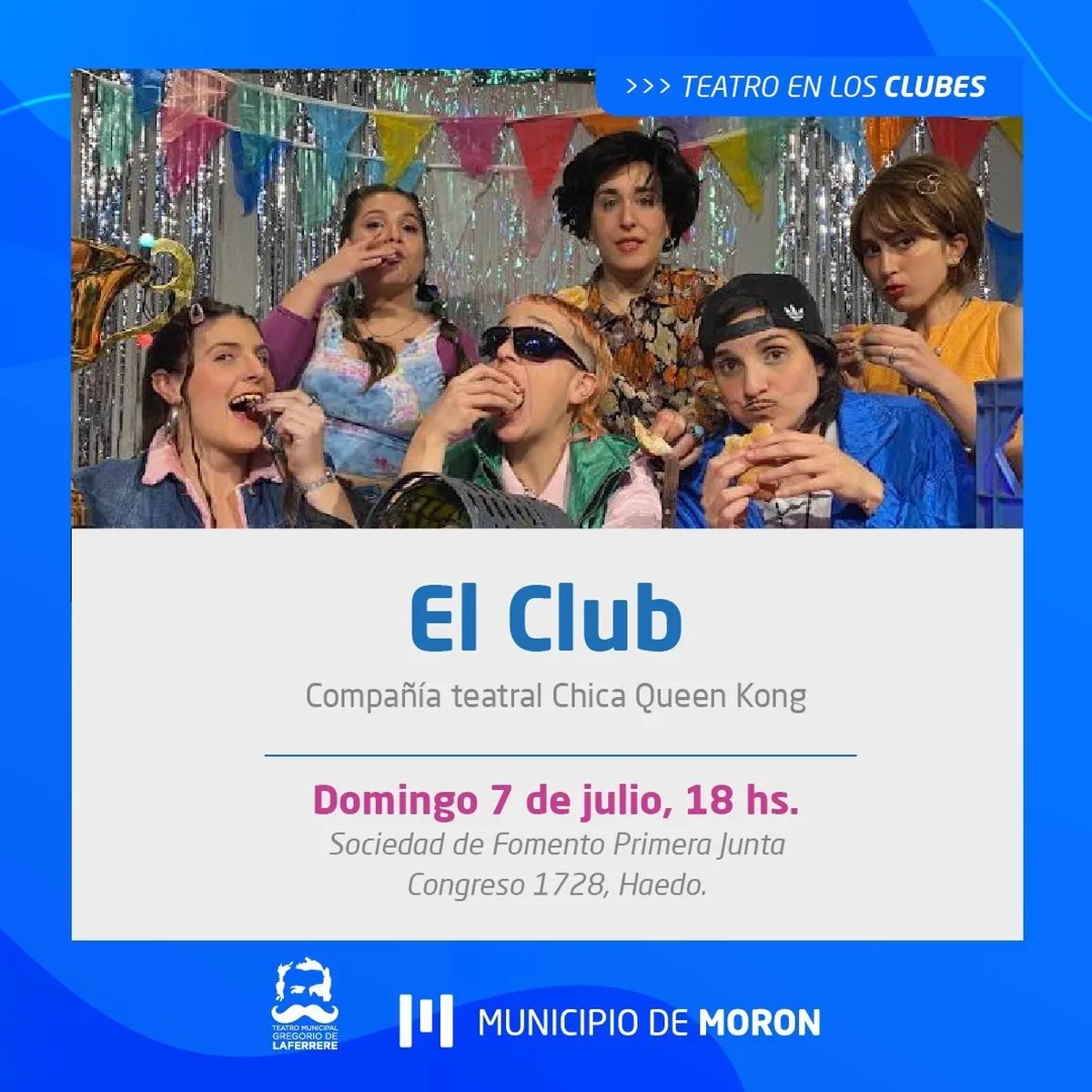 Habr&aacute; espect&aacute;culos y obras de teatro en diferentes barrios de Mor&oacute;n con entrada gratuita.