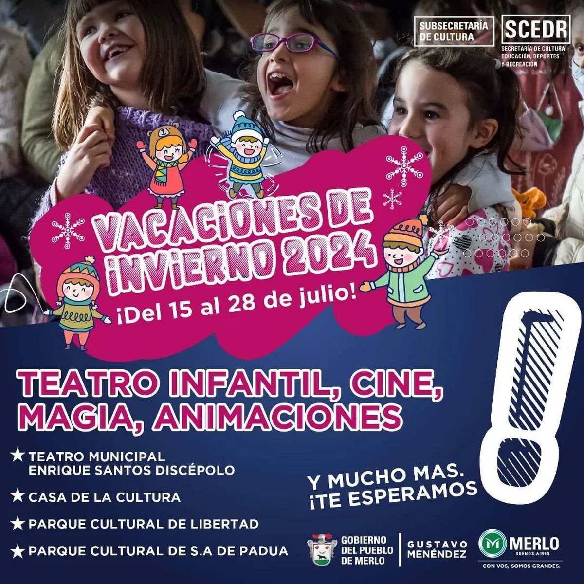 Vacaciones de invierno en Merlo.