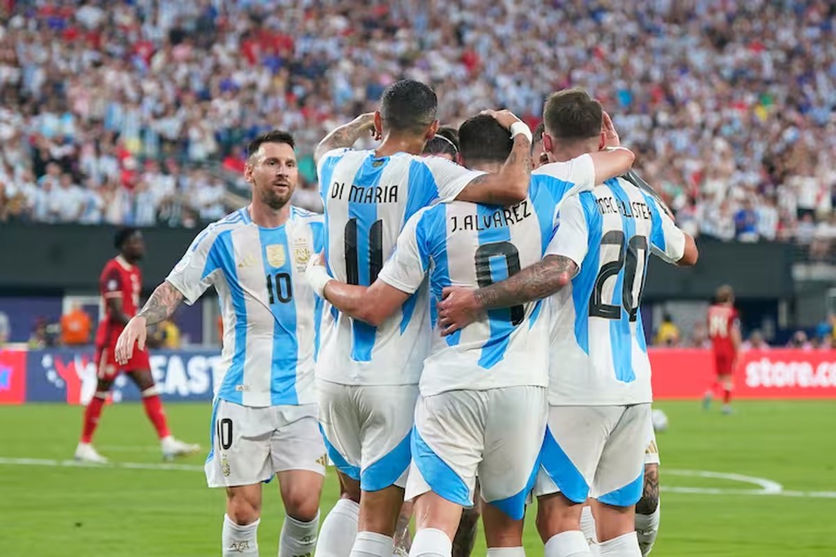 Selecci&oacute;n Argentina en la Copa Am&eacute;rica. Foto: La Naci&oacute;n.
