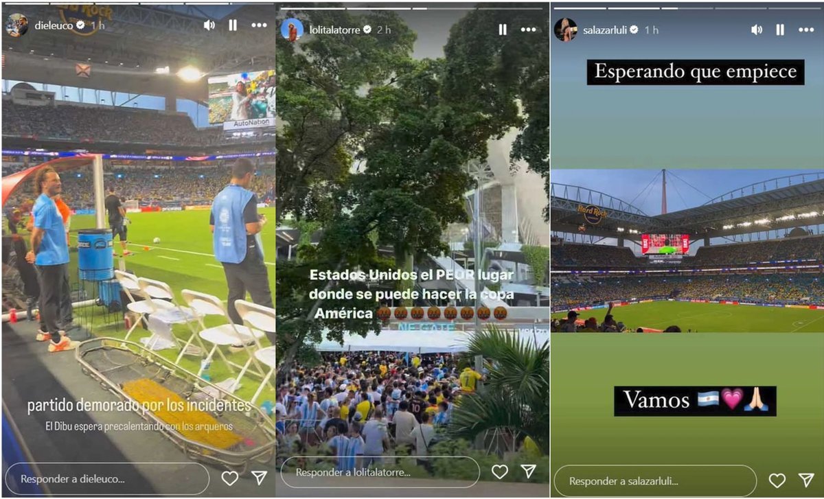 Copa Am&eacute;rica: el enojo de los famosos en Miami por los incidentes.