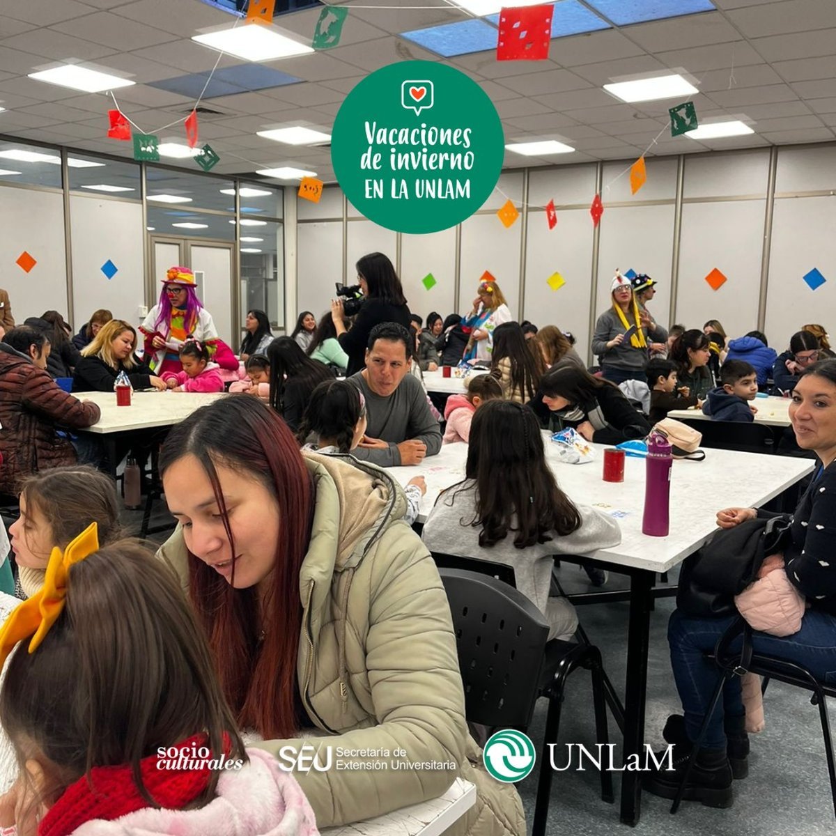 Vacaciones de invierno en la Universidad Nacional de La Matanza.